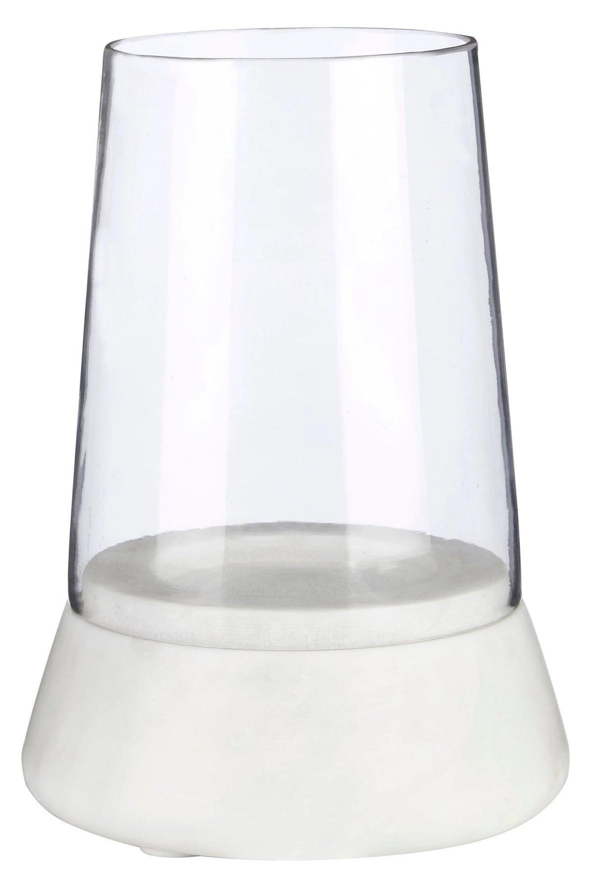 Lanterra Hurricane Candle Holder with Marble Base