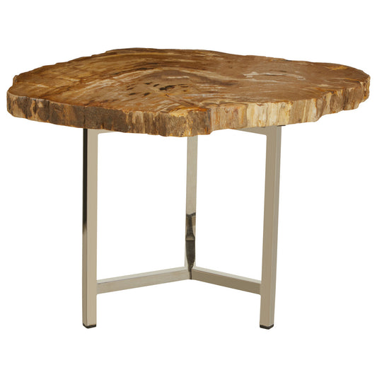 Artifact Small Petrified Wood Side Table