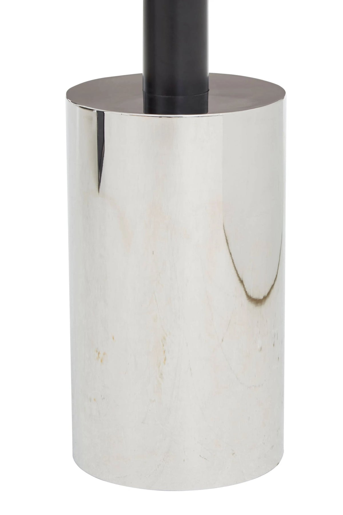 Lumina End Table With Silver Base