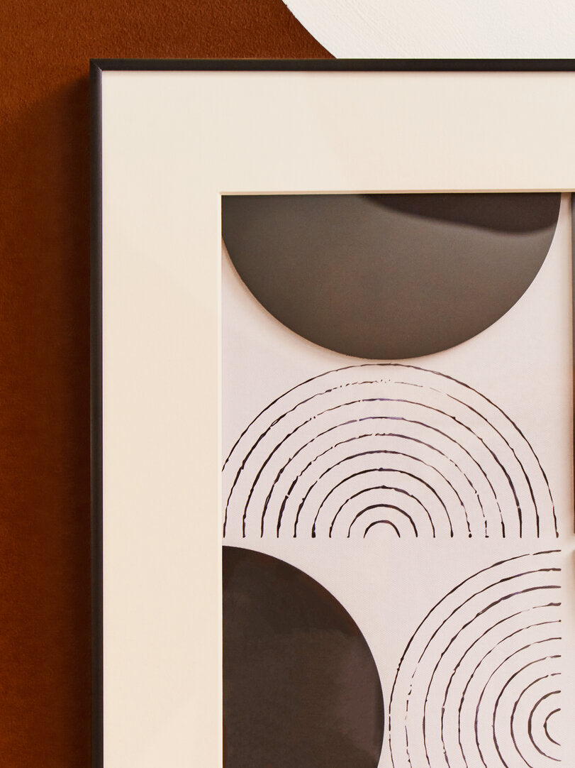 Foundation Black And White Wall Art