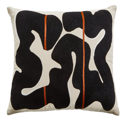 Zola Black And Beige Cushion