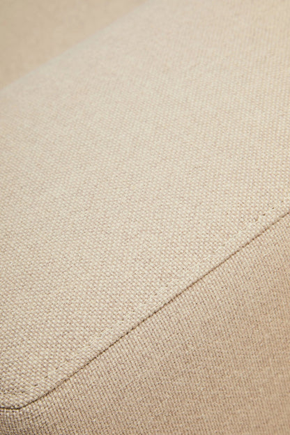 Cassis 3 Seat Natural Fabric Left Chaise Sofa
