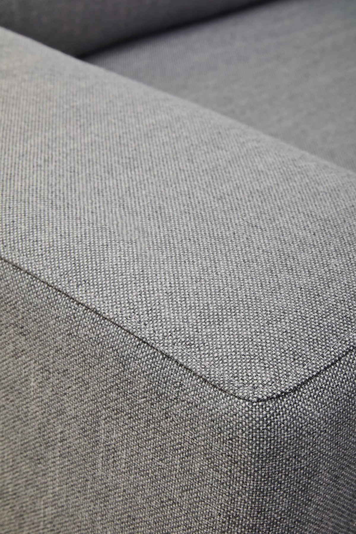 Cassis Grey Fabric 3 Seat Left Chaise Sofa