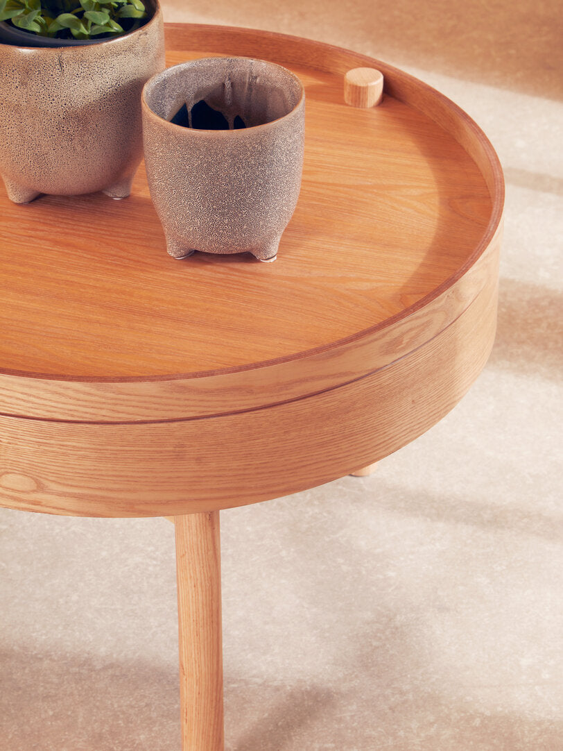 Dane Revolving Top Side Table