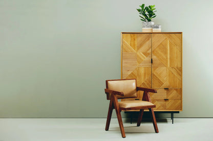 Tulum Natural Finish Cabinet with Drawers