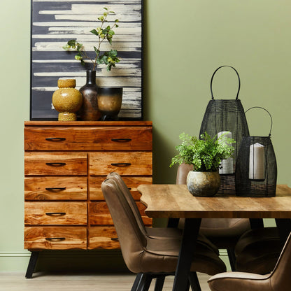 Nashira 9 Drawer Acacia Chest