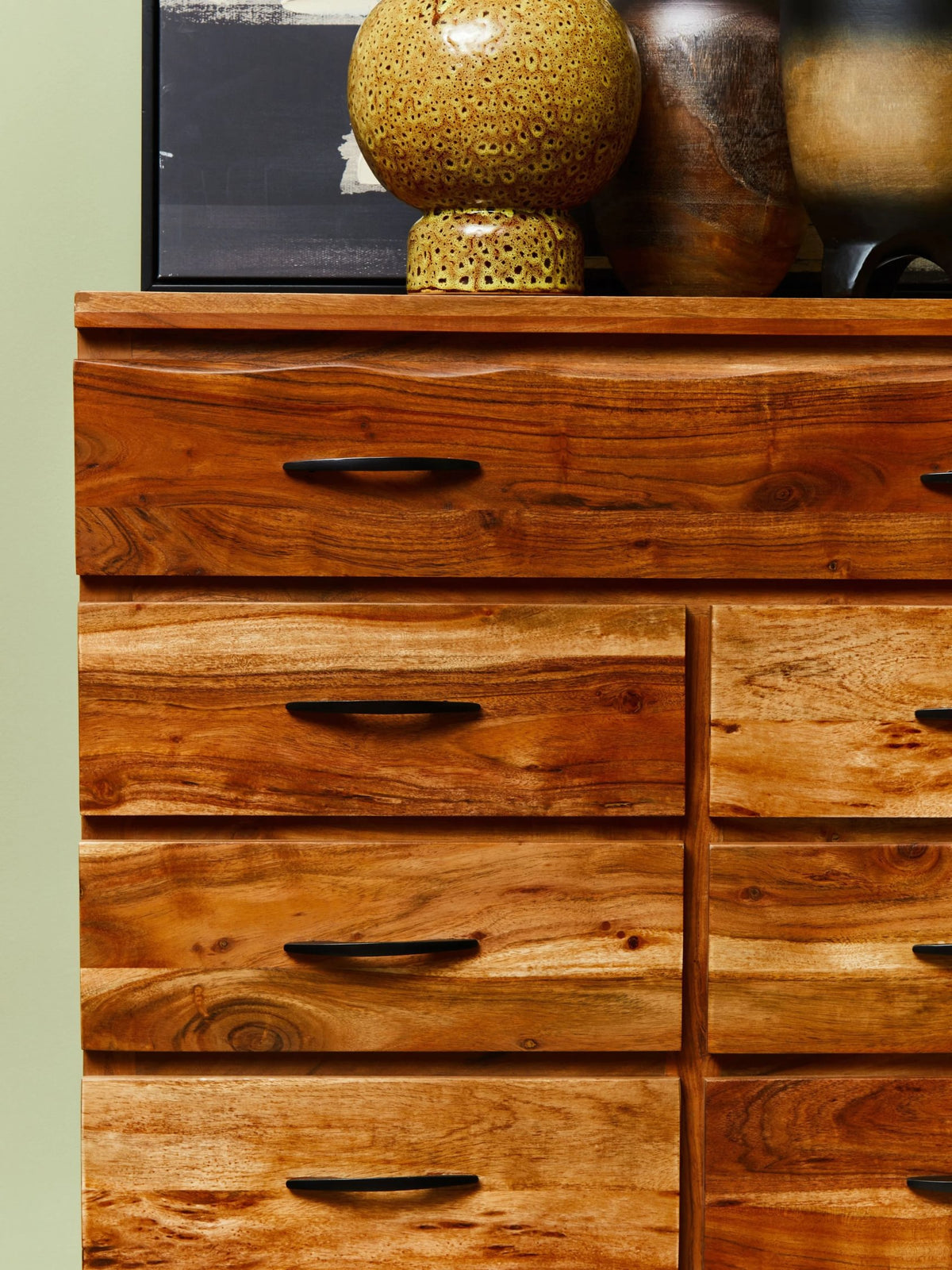 Nashira 9 Drawer Acacia Chest