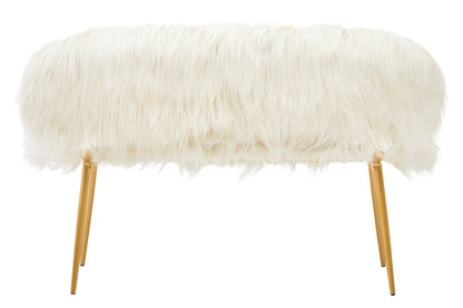 Ochre Sofa With Gold Finish Legs
