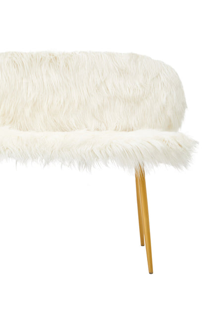 Ochre Sofa With Gold Finish Legs
