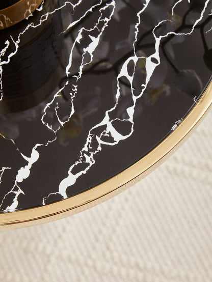 Lumina Warm Metallic End Table