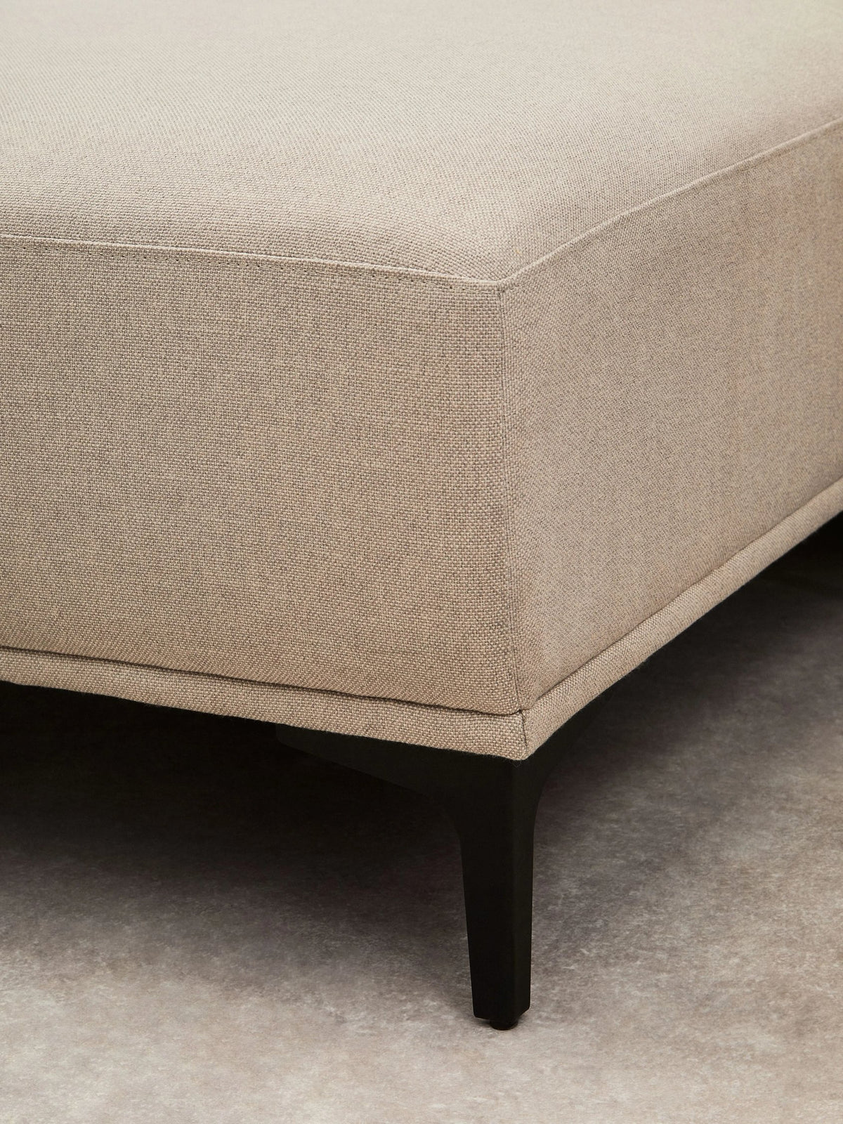 Cassis 3 Seat Natural Fabric Left Chaise Sofa