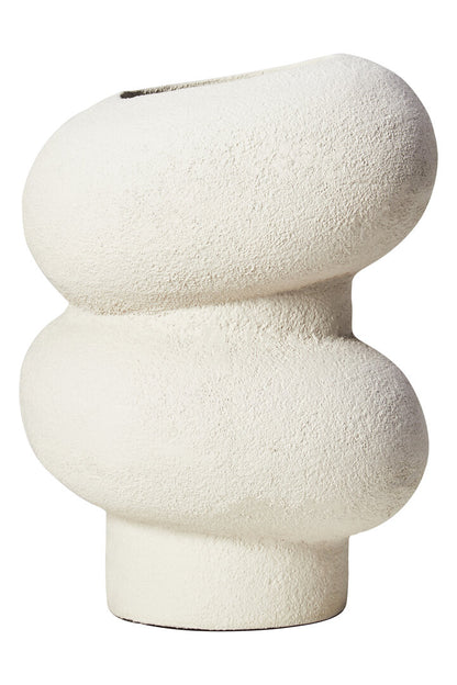 Sahara Small Textured White Bubble Vase