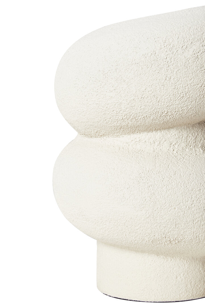 Sahara Small Textured White Bubble Vase