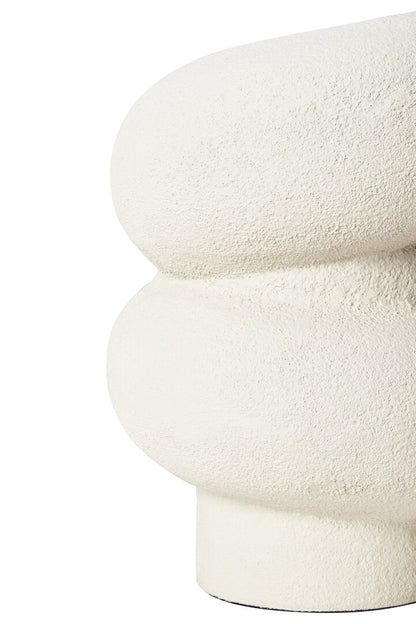 Sahara Small Textured White Bubble Vase