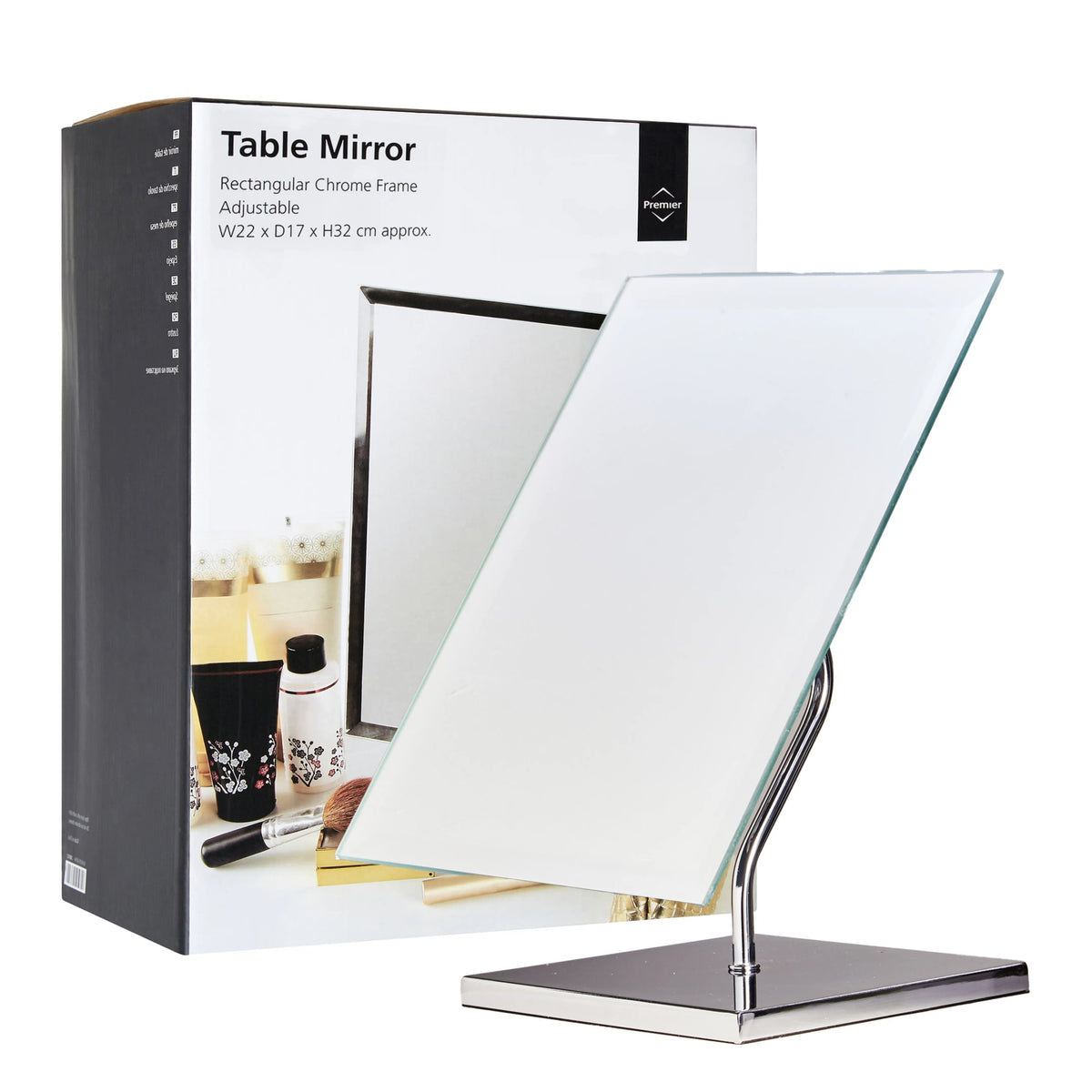Clarity Rectangular Table Mirror