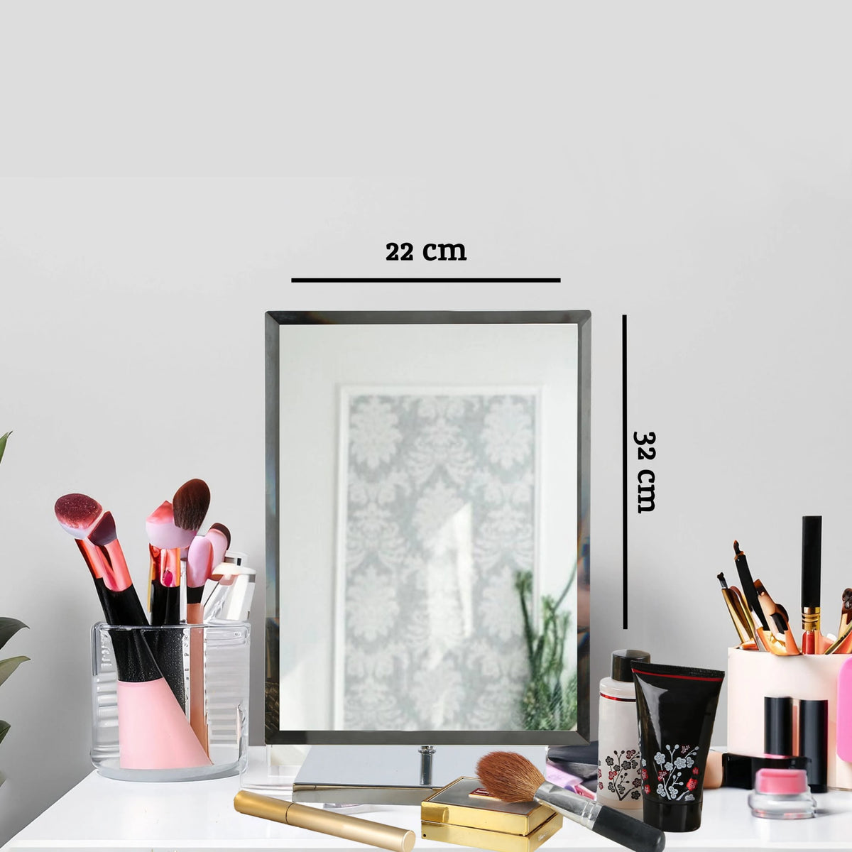 Clarity Rectangular Table Mirror