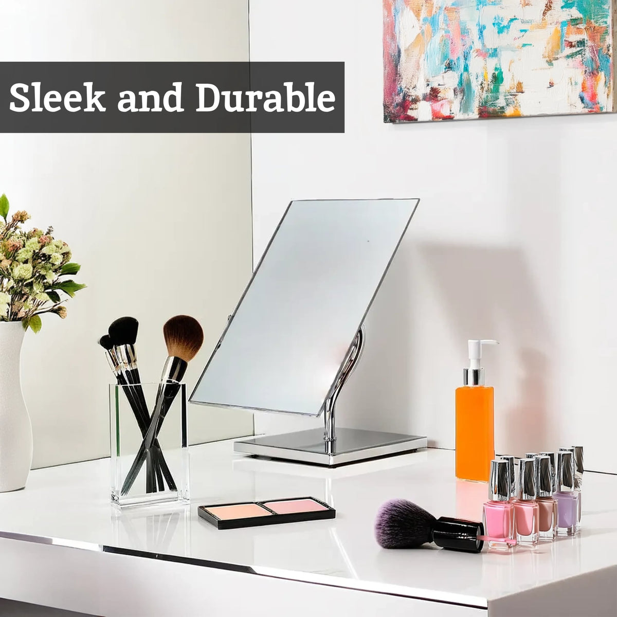 Clarity Rectangular Table Mirror