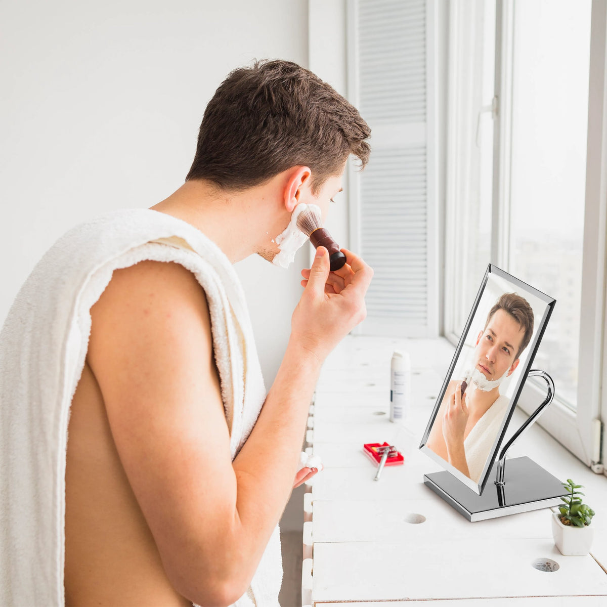 Clarity Rectangular Table Mirror