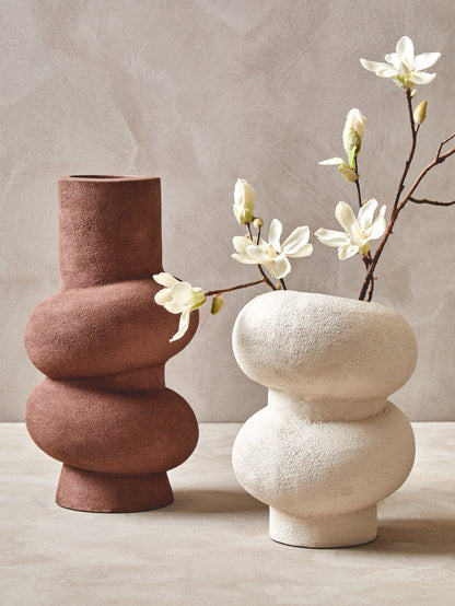 Sahara Small Textured White Bubble Vase