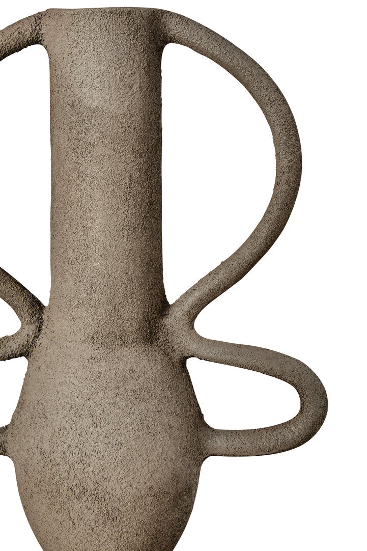 Silhouette Small Textured Grey Vase