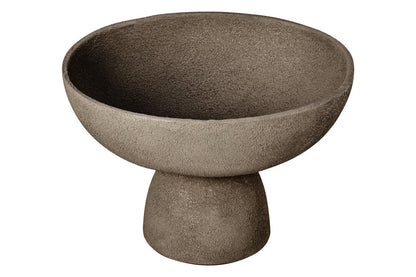 Silhouette Small Textured Grey Pedestal Bowl