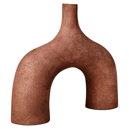 Sahara Large Textured Red Abstract Vase