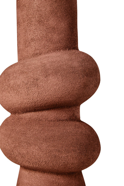 Sahara Large Textured Red Bubble Vase