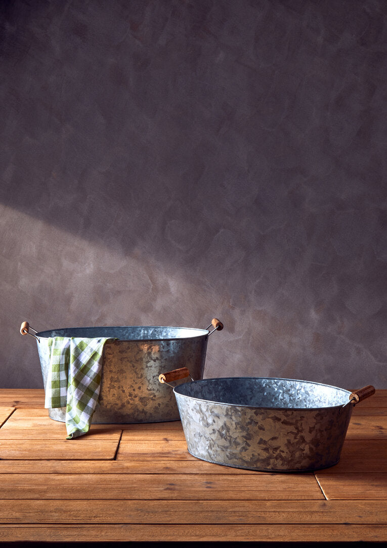 Estate Galvanised Steel Drinks Tub