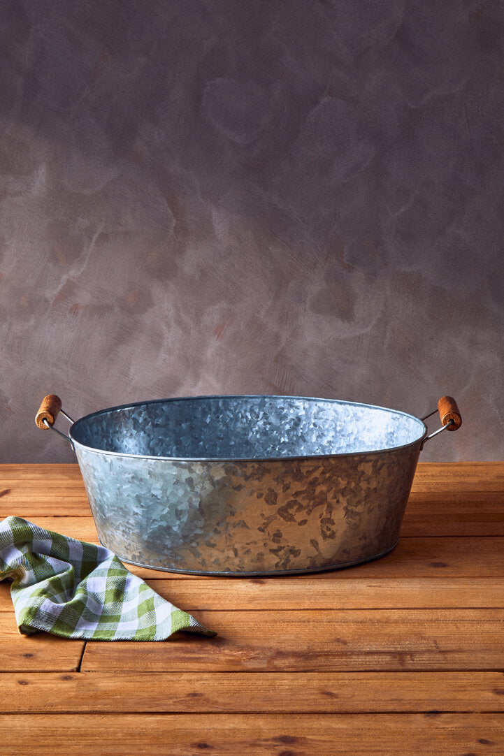 Estate Galvanised Steel Drinks Tub