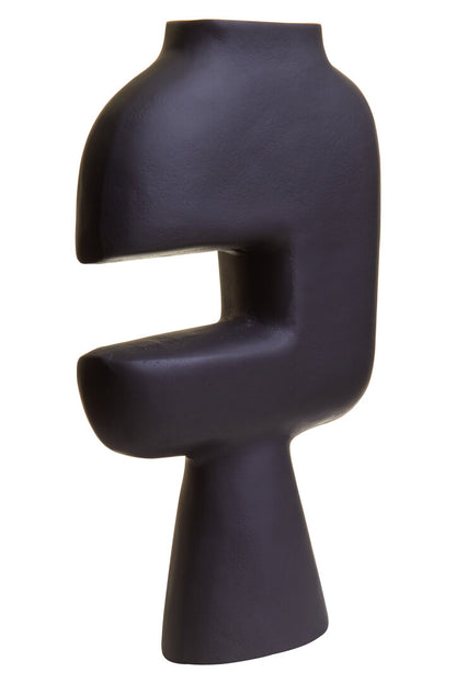Forma Abstract Large Black Vase
