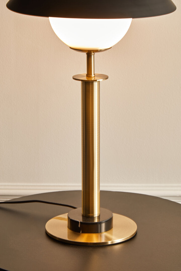 Imperia Gold Finish Metal Table Lamp