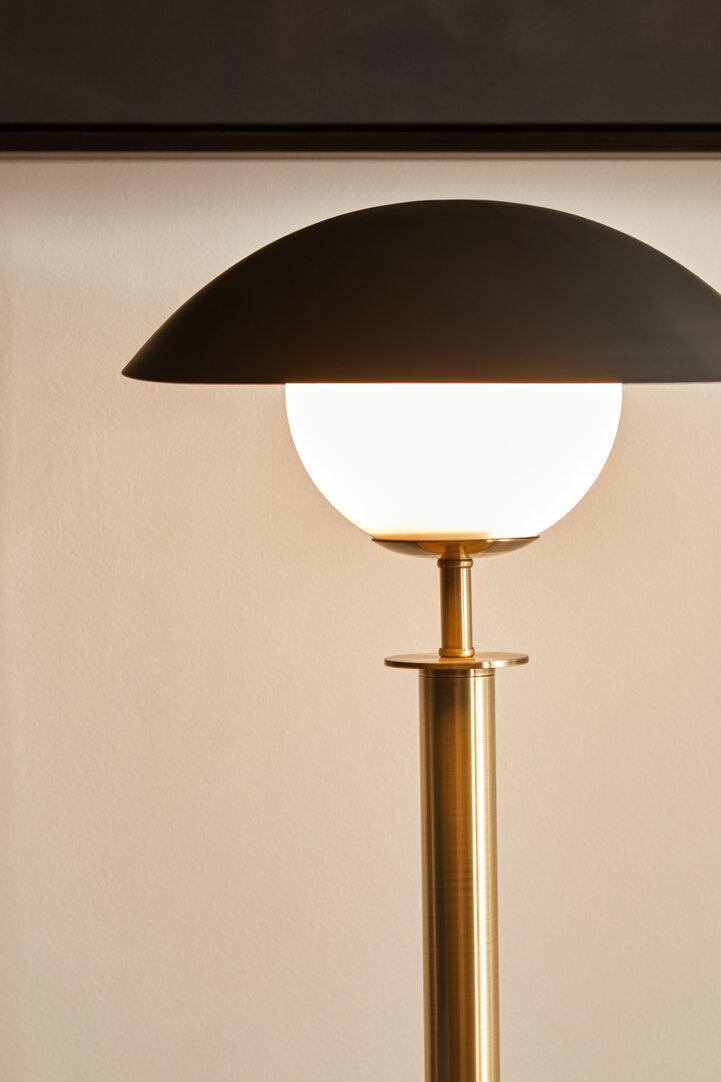 Imperia Gold Finish Metal Table Lamp