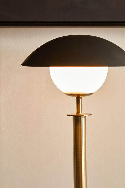 Imperia Gold Finish Metal Table Lamp