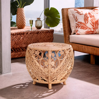Rinjani Large Natural Rattan Table