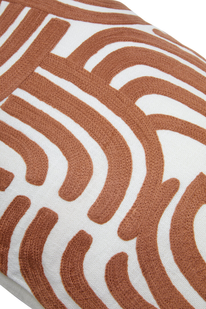Zola Natural and Terracotta Cushion