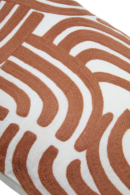 Zola Natural and Terracotta Cushion