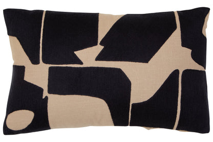 Zola Natural And Black Cushion