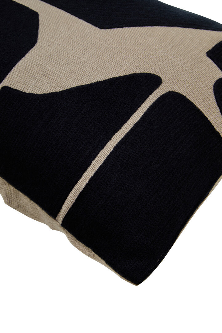 Zola Natural And Black Cushion