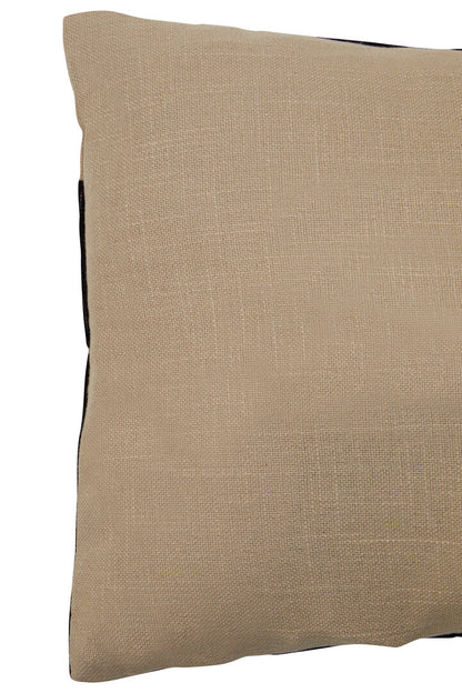 Zola Natural And Black Cushion
