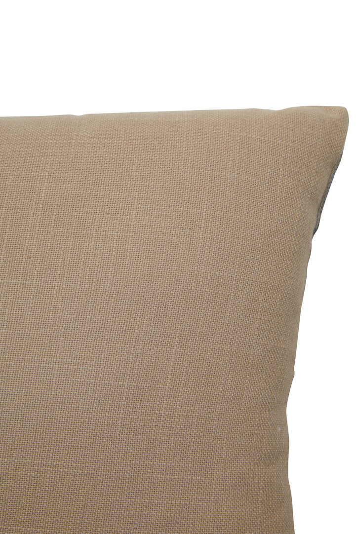 Zola Natural And Grey Cushion
