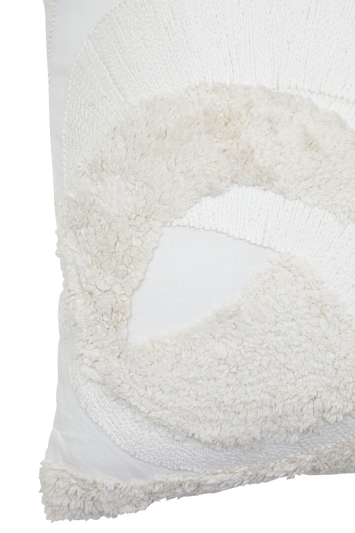 Zola Cream Textured Cushion