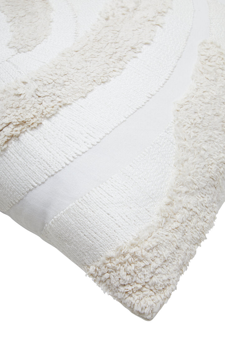 Zola Cream Textured Cushion