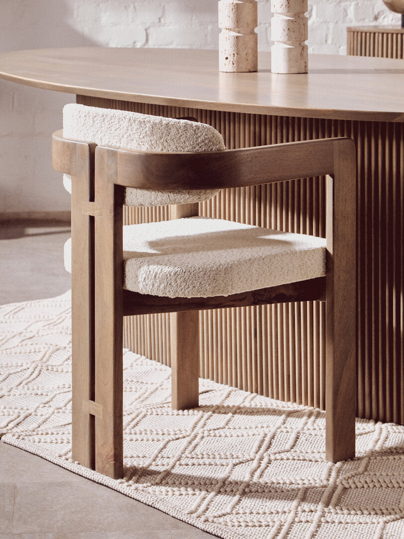 Garda Grey Mango Wood Chair