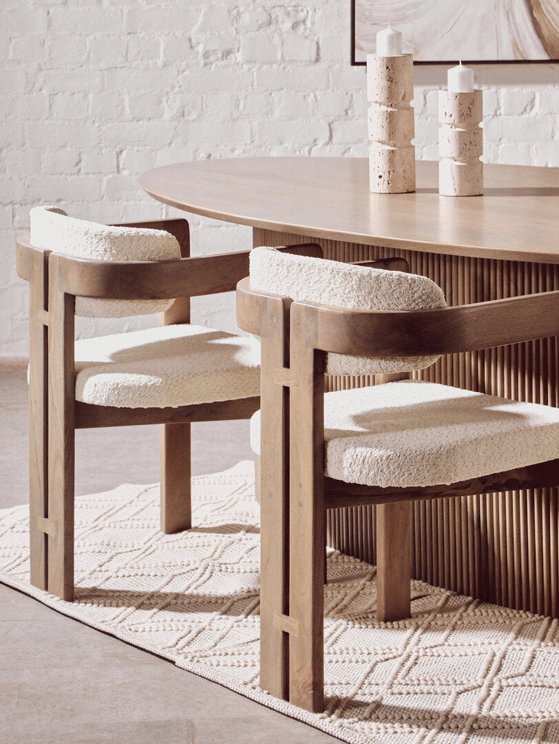 Garda Grey Mango Wood Chair