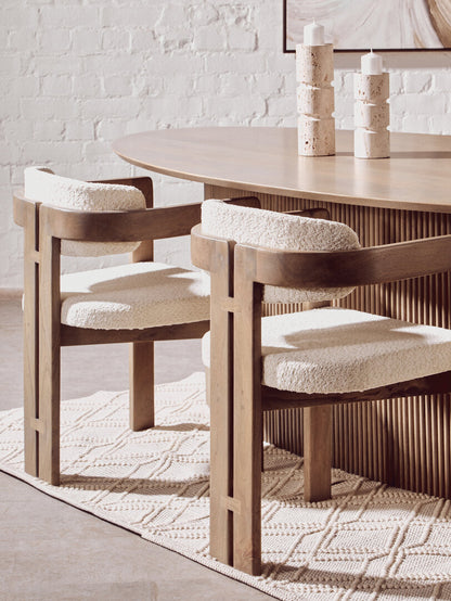 Garda Grey Mango Wood Chair