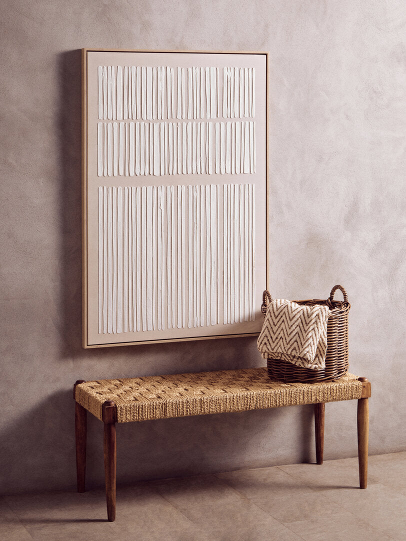 Sierra Beige and Grey Woven Throw