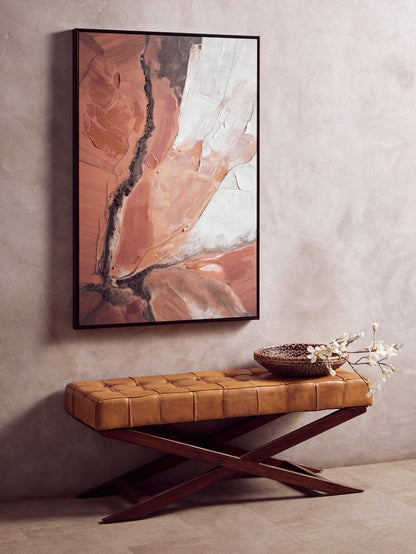 Modernist Multi Colour Abstract Textured Wall Art