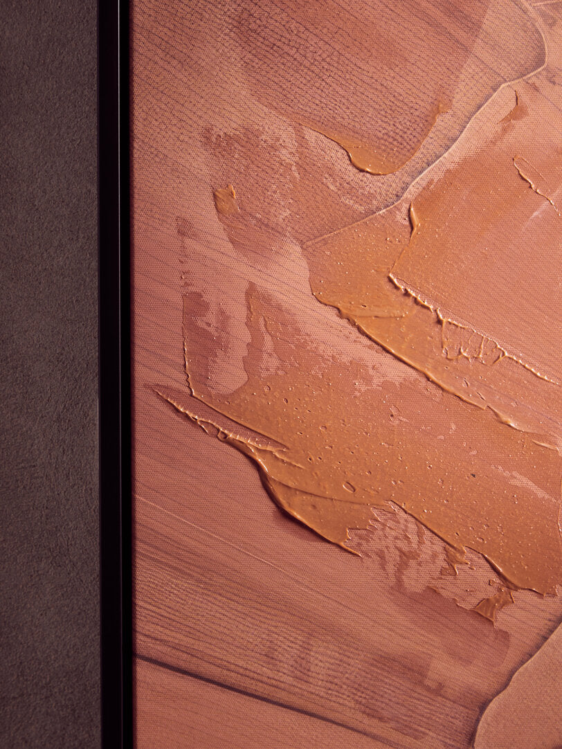 Modernist Multi Colour Abstract Textured Wall Art