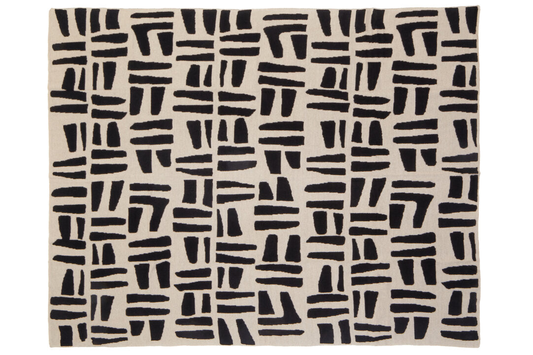 Zola Natural And Black Throw