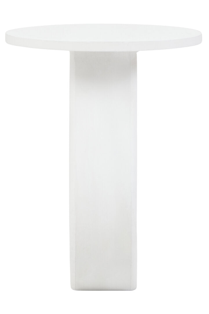 Waltz Whitewash Mango Wood Accent Table